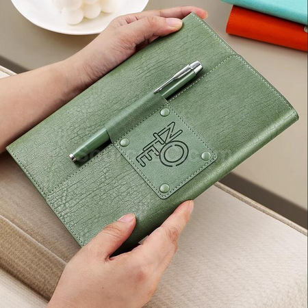 禮品訂造PU 筆記本套裝紀念品