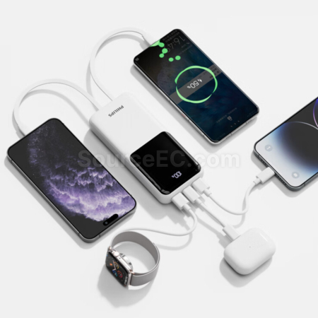 禮品訂造Philips/PHILIPS 自備雙線行動電源紀念品