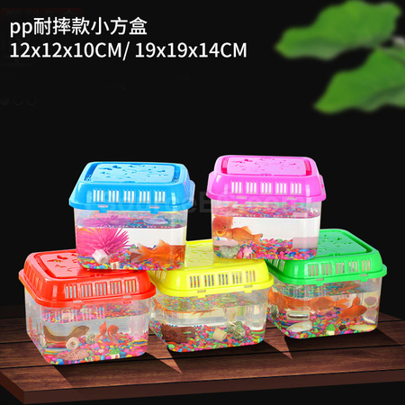 禮品訂造便攜塑膠烏龜缸金魚缸紀念品