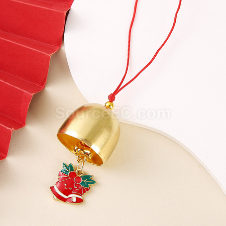 禮品訂造聖誕小鈴鐺風鈴掛飾掛件紀念品