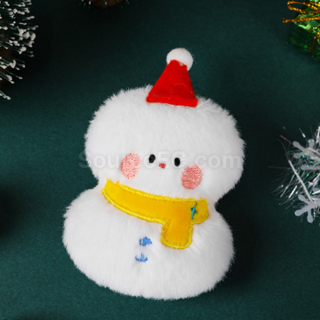 禮品訂造聖誕毛絨胸針/掛件紀念品