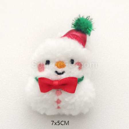 禮品訂造聖誕毛絨胸針/掛件紀念品