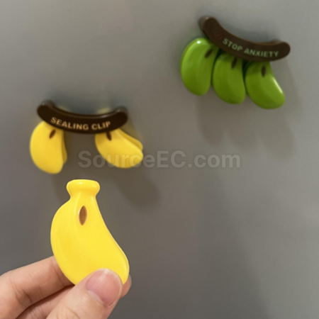 禮品訂造磁吸封口夾冰箱貼紀念品