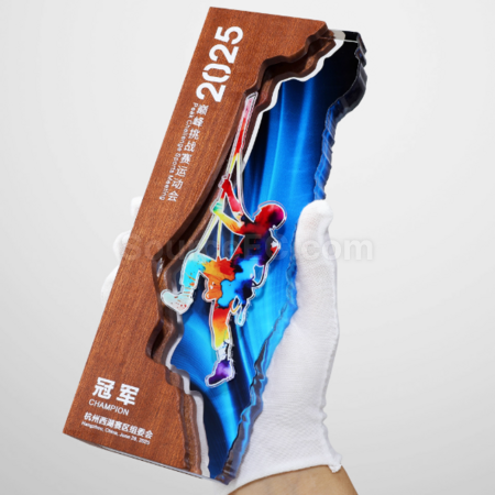 禮品訂造高爾夫亞克力獎座紀念品