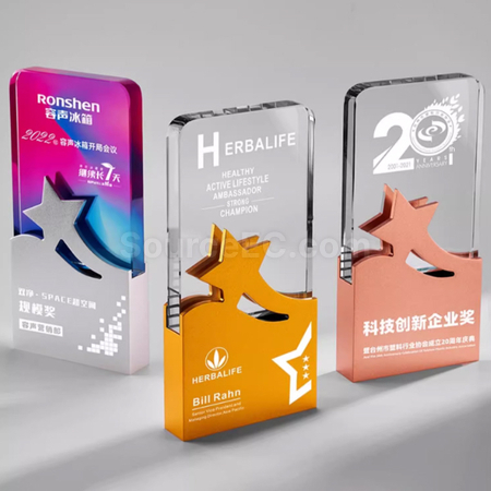 禮品訂造水晶獎座紀念品