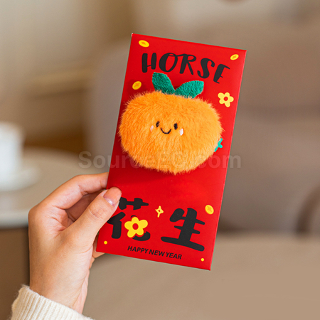禮品訂造立體刺繡毛公仔利是封紀念品