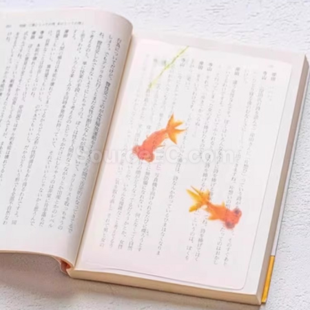 禮品訂造金魚標記書籤紀念品