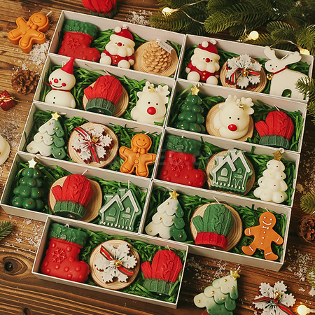 禮品訂造聖誕香薰蠟燭伴手禮盒紀念品