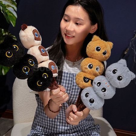 禮品訂造糖葫蘆貓咪按摩錘紀念品
