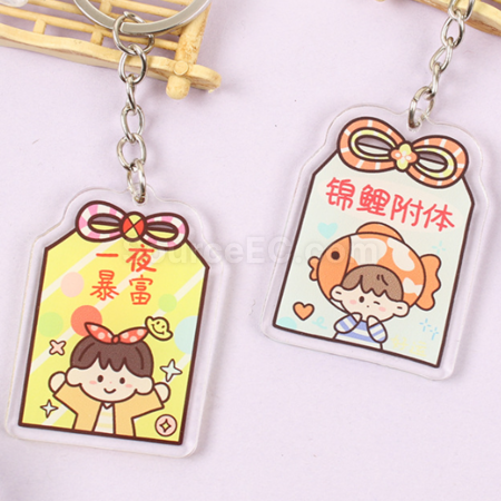 禮品訂造加厚亞克力鎖匙扣紀念品