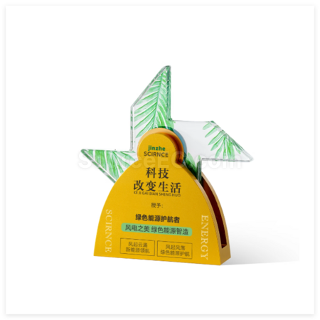 禮品訂造創意金屬旋轉水晶獎座紀念品