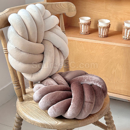 禮品訂造盤花圓形抱枕紀念品