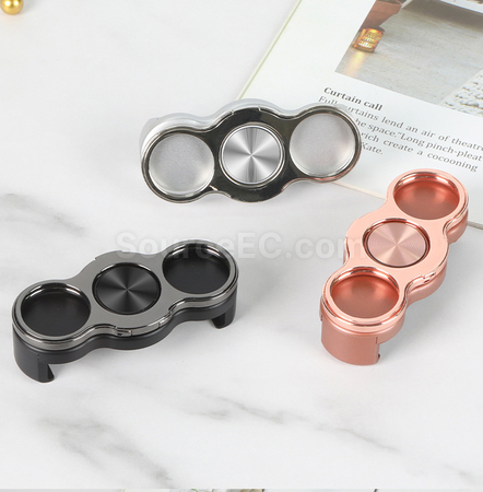 禮品訂造雙環三指旋轉背夾手機支架紀念品