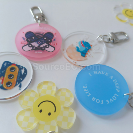 禮品訂造加厚亞克力鎖匙扣紀念品
