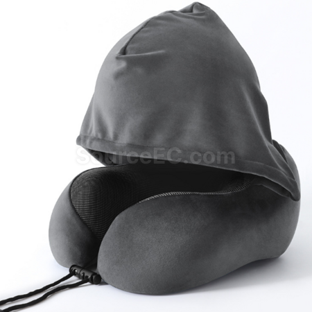 禮品訂造連帽護頸u型枕紀念品