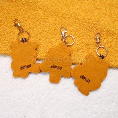 禮品訂造訂製異形毛氈刺繡掛件紀念品