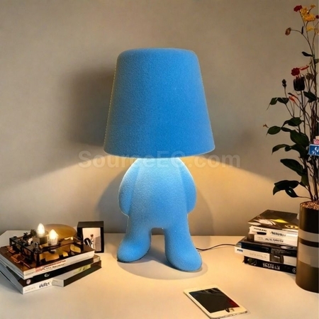 禮品訂造植絨思考者小夜燈紀念品