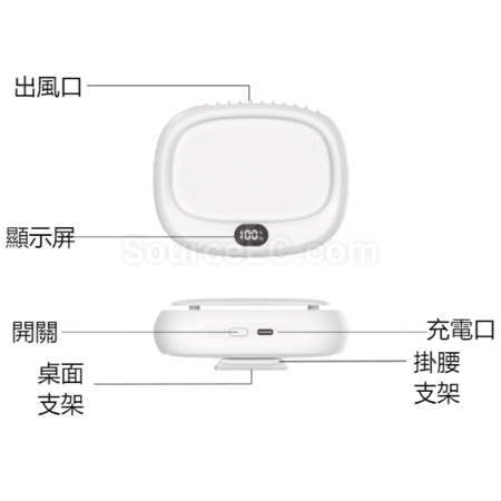 禮品訂造無葉掛腰掛脖風扇紀念品