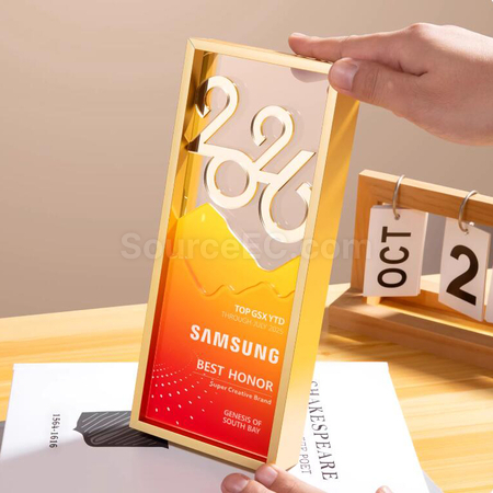 禮品訂造2026水晶獎座紀念品