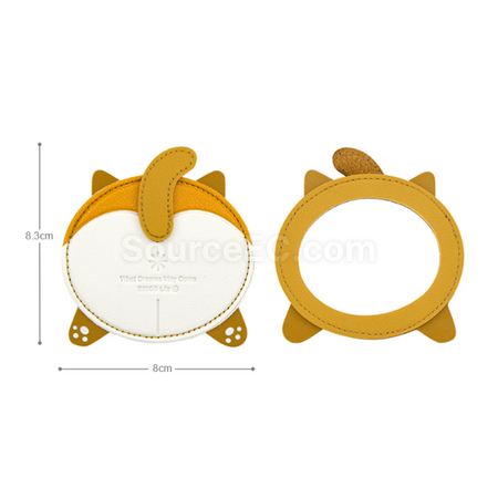禮品訂造可愛PU鏡子紀念品