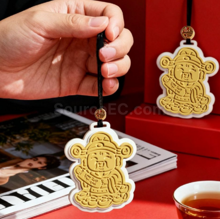 禮品訂造財神爺固體石膏香氛紀念品