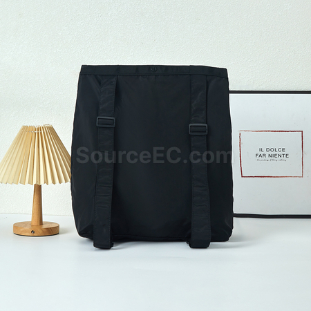 禮品訂造可摺疊收納雙肩包紀念品