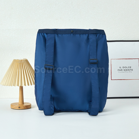 禮品訂造可摺疊收納雙肩包紀念品