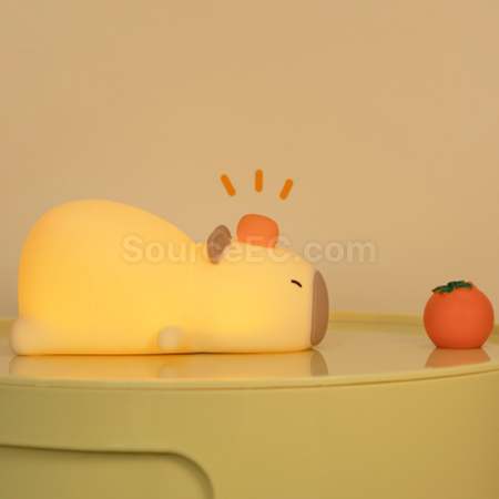 禮品訂造趴趴卡皮巴拉拍拍小夜燈紀念品