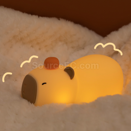 禮品訂造趴趴卡皮巴拉拍拍小夜燈紀念品