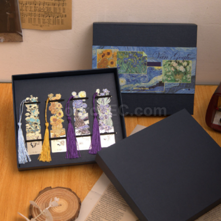 禮品訂造油畫系列金屬書籤紀念品