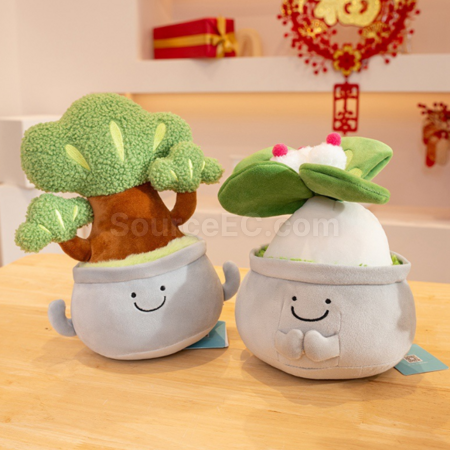 禮品訂造植物盆栽玩偶紀念品