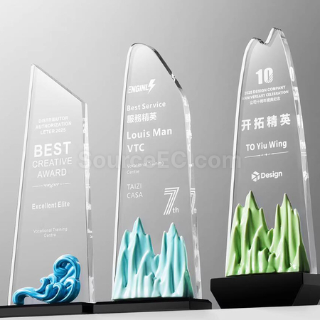 禮品訂造水晶獎座紀念品