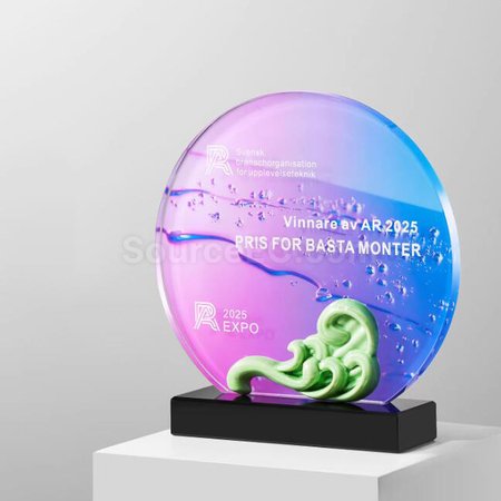禮品訂造水晶獎座紀念品