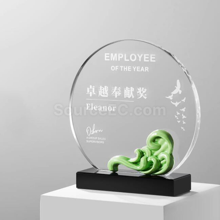 禮品訂造水晶獎座紀念品