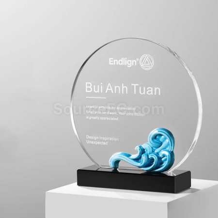 禮品訂造水晶獎座紀念品