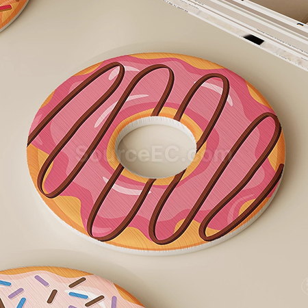 禮品訂造甜甜圈圓形矽藻泥杯墊紀念品