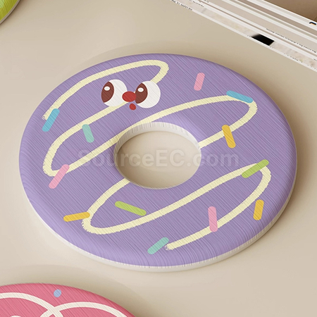 禮品訂造甜甜圈圓形矽藻泥杯墊紀念品