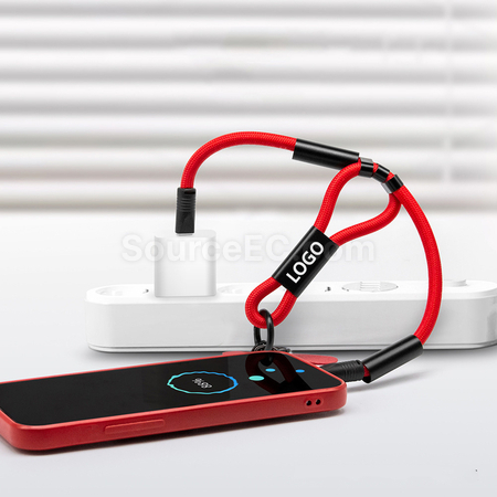 禮品訂造手機掛繩充電線紀念品