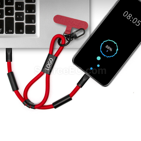 禮品訂造手機掛繩充電線紀念品