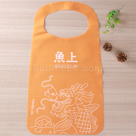 禮品訂造無綁帶一次性圍裙紀念品