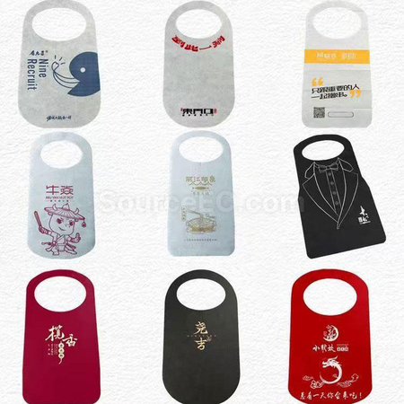 禮品訂造無綁帶一次性圍裙紀念品
