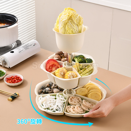 禮品訂造旋轉火鍋備菜盤紀念品