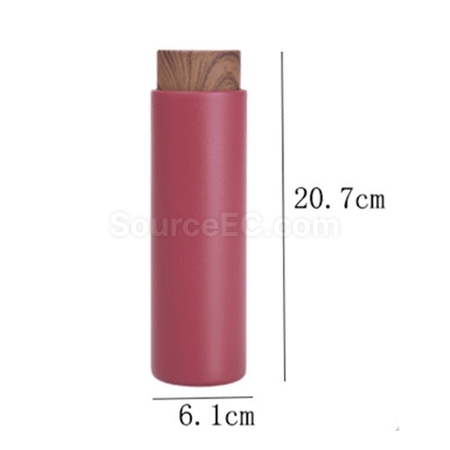 禮品訂造木紋蓋口袋保溫杯紀念品