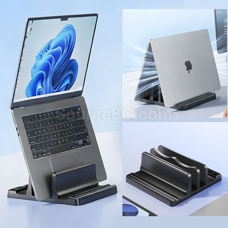 Macbook豎立收納架