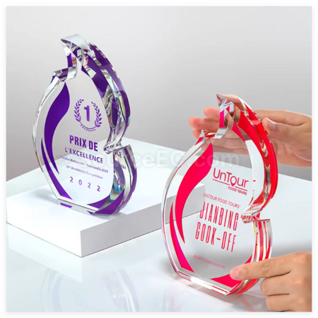 禮品訂造創意水晶獎座紀念品