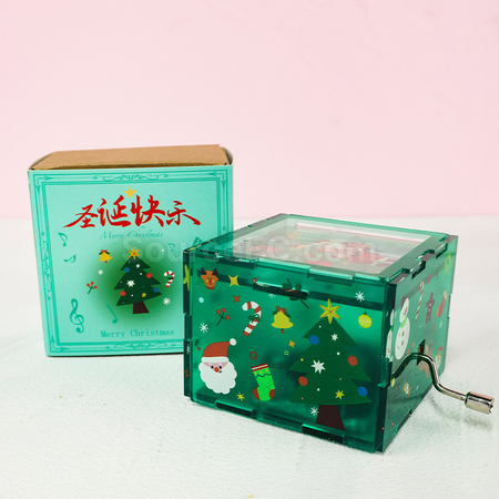 禮品訂造亞克力手搖八音盒紀念品