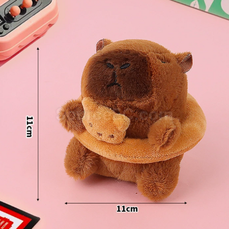 禮品訂造卡皮巴拉毛絨玩偶鑰匙扣紀念品