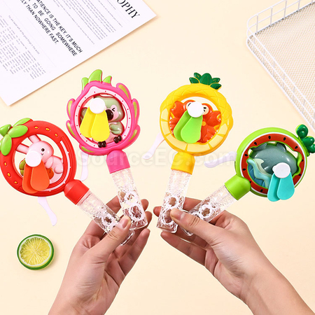 禮品訂造手壓泡泡風扇紀念品