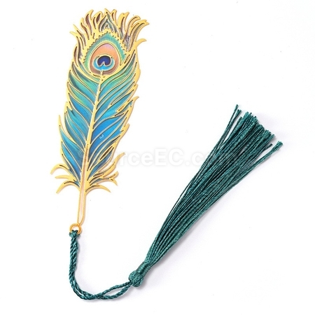禮品訂造鏤空羽毛書簽紀念品