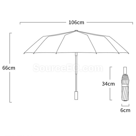 禮品訂造快速收納折傘紀念品